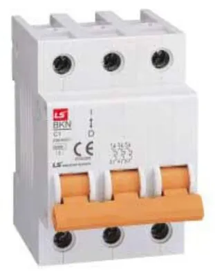 Imagen del producto de Interruptor automático de 3 polos, curva C, 100A, 10kA, AC, referencia BKH 06110347R0
