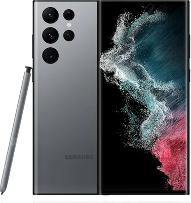 Produktbild von Samsung Galaxy S22 Ultra Dual-SIM Smartphone 256GB Grau Graphite