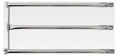 Produktbild von Edelstahl Brennerrohr-Set | Ersatzbrenner für Weber Genesis Gold und Platinum (vor 2002), Platinum I/II und Weber Genesis Serie Modelle: 1000/LX, 2000/LX, 3000/LX, 4000/LX, 5000/LX