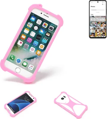 Produktbild von K-S-Trade Handy Hülle kompatibel mit Huawei P Smart 2021 Schutz Hülle Bumper Silikon Schutz Hülle Cover Case Silikoncase Silikonbumper TPU Softcase