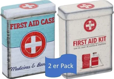 Produktbild von Vorratsdose Flach - Nostalgic Pharmacy - First Aid
