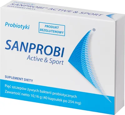 Produktbild von SANPROBI Active & Sport 40 Kapseln Probiotikum