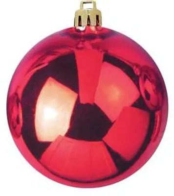 Imagen del producto de Dekokugel de 20 cm, color rojo