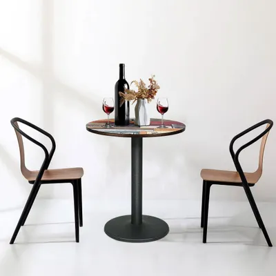 Image de Table haute de bistrot 60 x 60 x 72 cm pour le salon, la salle à manger