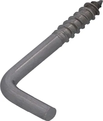 Immagine prodotto di Suki Gancio a vite diritto 40 x 3,0 x 15 x 14 mm, acciaio inossidabile A2 (confezione da 4)