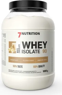 Zdjęcie produktu dla Izolat serwatki 7Nutrition 90 biała czekolada 7Nu000186