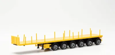 Produktbild von Herpa 1/87 076715-004 Nooteboom Ballasttrailer, gelb - NEU
