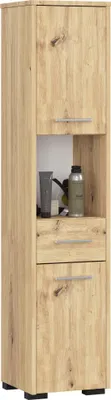 Produktbild von Akord Badhochschrank Eiche Handgefertigt 30X30X180 Cm