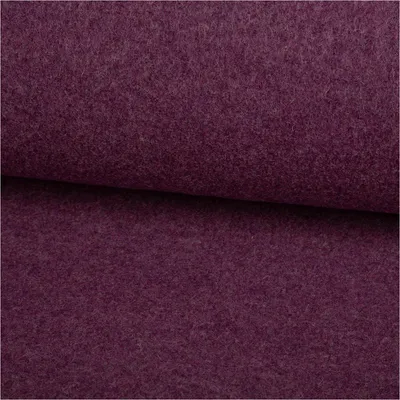 Produktbild von Walkloden Stoff Meterware violett 140cm