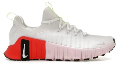 Produktbild von Nike Free Metcon 6 White Barely Volt Bright Crimson Pink Foam (Women's) - EU 35.5