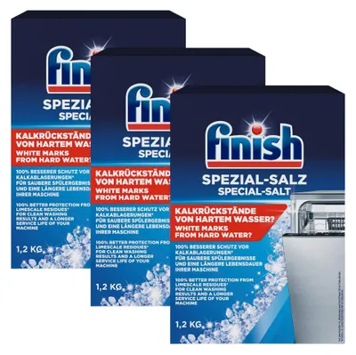 Produktbild von Finish Spezial-Salz Spülmaschinensalz 1,2kg | Regeneriersalz (3er Pack)