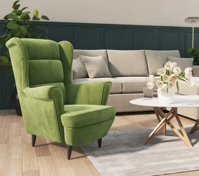 Image de vidaXL Fauteuil vert clair velours