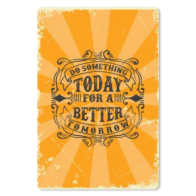 Produktbild von MuchoWow® Mauspad Mousepad Jahrgang - Gestaltung - Text 40x60 cm - Mousepads - Maus Mat - Pad - Mausunterlage - Schreibtisch Accesoire
