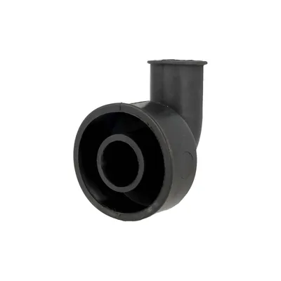 Produktbild von tecuro WC-Spülrohrverbinder - Winkelform - Ø 48/28