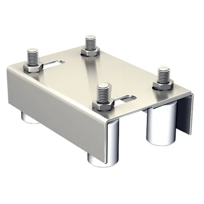 Produktbild von Obere Führung mit 4 Rollen 40 mm, Länge 220 mm, für SLID'UP 1600 Schiebetorbeschlag