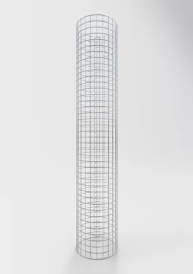 Produktbild von Gabionensäule rund 37 cm Durchmesser, 200 cm Höhe, Maschenweite 5 cm x 5 cm