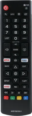 Obrázok produktu pre Diaľkové ovládanie azurano pre LG AKB75675311 a AKB75675325 – Nahradzuje aj AKB75095308, AKB75375608, AKB75095303, AKB75675301