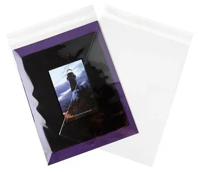 Produktbild von Klappenbeutel 24.1x31.8cm Hochtransparent (100 Stück)