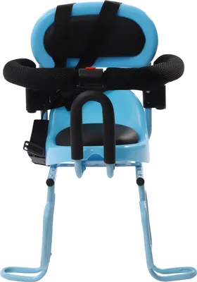 Image de Fixation de siège de vélo Siège de vélo pour enfant pour vélo adulte avec coussin d'assise, pour les enfants âgés de 1 à 4 ans