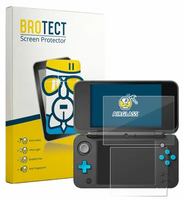 Produktbild von BROTECT Schutzglas für Nintendo 2DS XL Schutzfolie Panzer Folie Glas Display Schutz klar