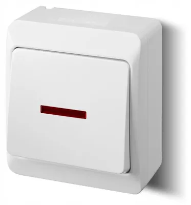 Image de Interrupteur d'escalier Classique Elektro-Plast blanc 0341-02