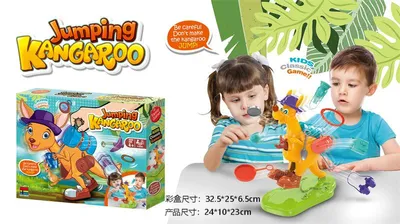 Produktbild von Springendes Känguru Gesellschaftsspiel - Interaktives Lernspiel für Eltern und Kinder, fördert Kommunikation und Teamarbeit