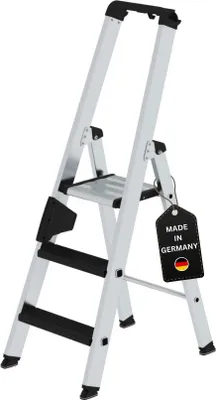 Produktbild von Stufen-Stehleiter einseitig begehbar mit clip-step relax 3 Stufen