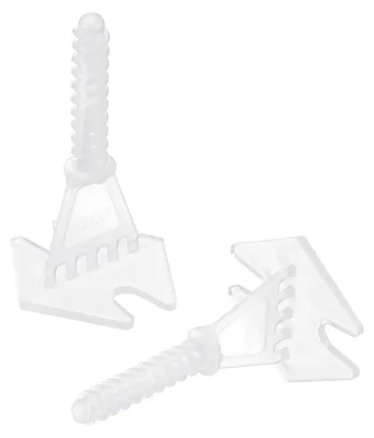 Image de 500 pièces de clips de nivellement pour carrelage, avec base en spirale
