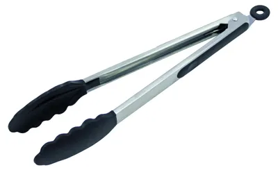 Image de Pince multifonctionnelle - Acier inoxydable et silicone, 300 mm