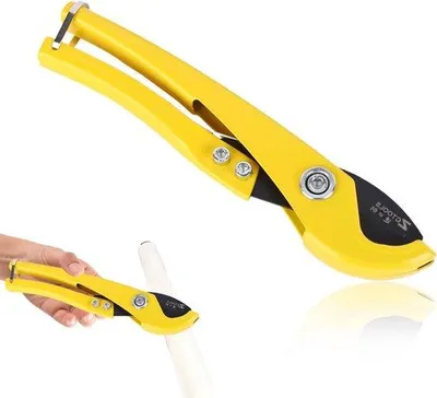 Produktbild von Professionelle Kunststoff- und PVC-Schlauch-Schneider für Kunststoffrohre, Schneidekapazität bis 35 mm, ergonomische Konstruktion