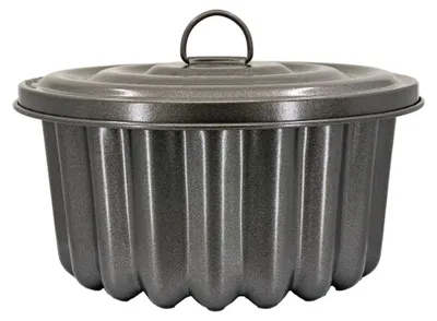 Puddingform mit Deckel 18 cm, 1,8 l, antihaftbeschichtet, kohlenstoffstahl