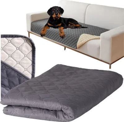 Obrázek produktu pro Wobell | Ochranná podložka na postel, pohovku, auto – pro psy, kočky, domácí mazlíčky, protiskluzová, voděodolná, vodotěsná, pratelná na 30 °C – podložka pro domácí mazlíčky, přehoz na pohovku