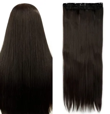 Produktbild von Haarverlängerung 26" Straight Dunkelbraun 1 Stück