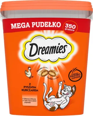 Zdjęcie produktu dla Dreamies Przysmak dla kota Mix smaków z kurczakiem i serem 350g