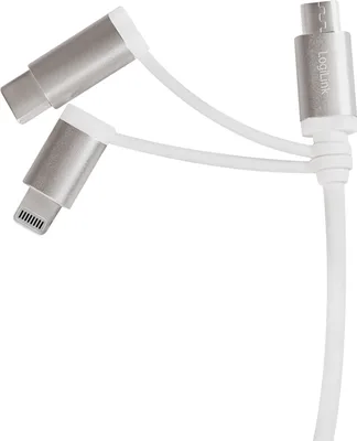 Produktbild von LogiLink CU0126, 1 m, USB A, Weiß