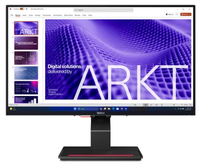 Imagen del producto de Lenovo ThinkVision T24D-4t, 60,5 cm (23,8"), 1920 x 1080 píxeles, Full HD, LCD, 6 ms, color negro