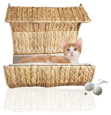 Produktbild von Rohrschneider Heizungsliege Katzen | Katzenkorb | Katzenhängematte Heizung | Fensterliege für Katzen | Katzenkorb zum Schlafen