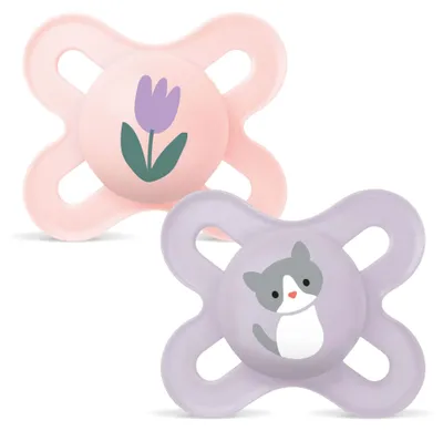 Image de Original Start Silicone 0-2 « Tulipe/Chat » 2 pièces