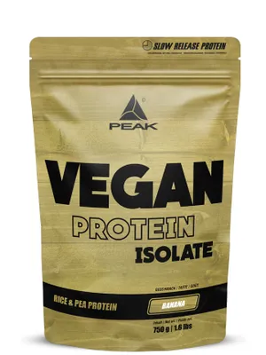 Immagine prodotto di Proteine vegane - 750 g : Banana I polvere I proteine vegetali multicomponente I proteine I proteine del pisello I proteine del riso I alto contenuto proteico I costruzione muscolare I mantenimento muscolare I edulcorante da stevia I senza ingegneria genetica I senza glutine