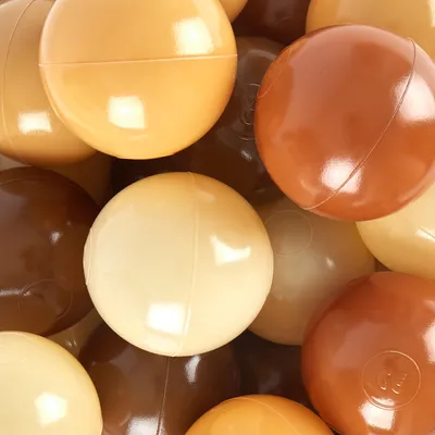 Produktbild von Bieco Bälle für Bällebad Chocolate Bliss | 100 Stück | Bunte Bälle | Bällebad Kinder | Bällebad Baby | Bällebad | Bällebad Bälle | Baby Ball | Ball Kinder | Spiele für draussen