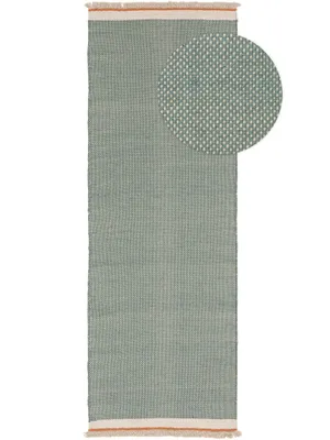 Produktbild von Wollteppich Karla Läufer Hellgrün 70x200 cm