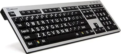 Zdjęcie produktu dla Logickeyboard LKB-LPRNTWB-AJPU USB francuski czarny