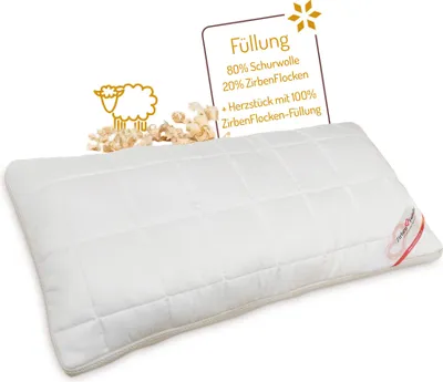 Produktbild von ZirbenSchlafkissen PREMIUM 40x80 cm
