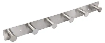 Produktbild von Edelstahl Wandhaken Set mit 6 Haken zur Organisation