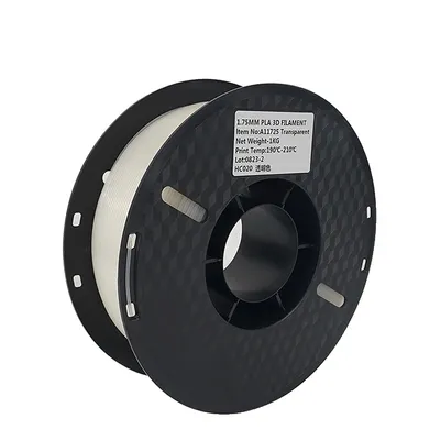 Obrázek produktu pro PLA filament, kapacita 3 kg, průměr 175 mm, průhledný, 3 kg