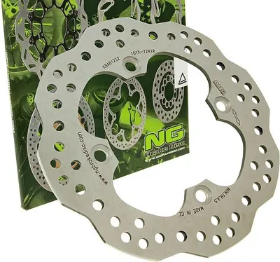 Zdjęcie produktu dla NG Tarcza hamulcowa Wavy 101X - 220 / 105 / 5mm 4 otwory kompatybilna z Honda FES Pantheon Foresight NSS Jazz TRX EX X SporTrax 125 - 400 ccm