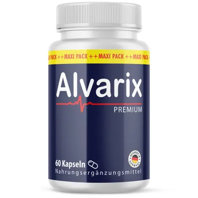 Produktbild von Alvarix Premium Kapseln - Reich an natürlichen Zutaten - 60 Kapseln