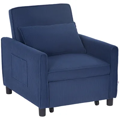 Image de Fauteuil inclinable - Transat - Fauteuil relax - Transat - Chaise de jardin pliante - 3 en 1 avec dossier réglable