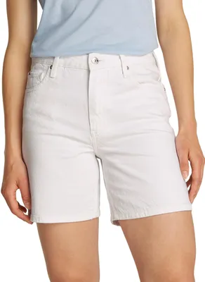 Productafbeelding van Tommy Hilfiger dames jeans shorts, rechte pasvorm, wit (Th Optic White), maat 30W