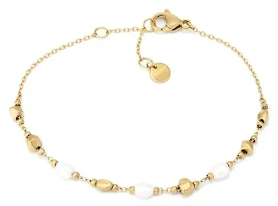 Immagine prodotto di Skagen SKJ1880710 Bracciale da donna AGNETHE PEARL acciaio inossidabile oro bianco 19,5 cm